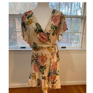 Auguste the Label‎ NWT Delilah Frill Wrap Mini Dress US 4